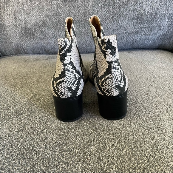 Snakeskin Ankle Boots - Picture 3 of 6